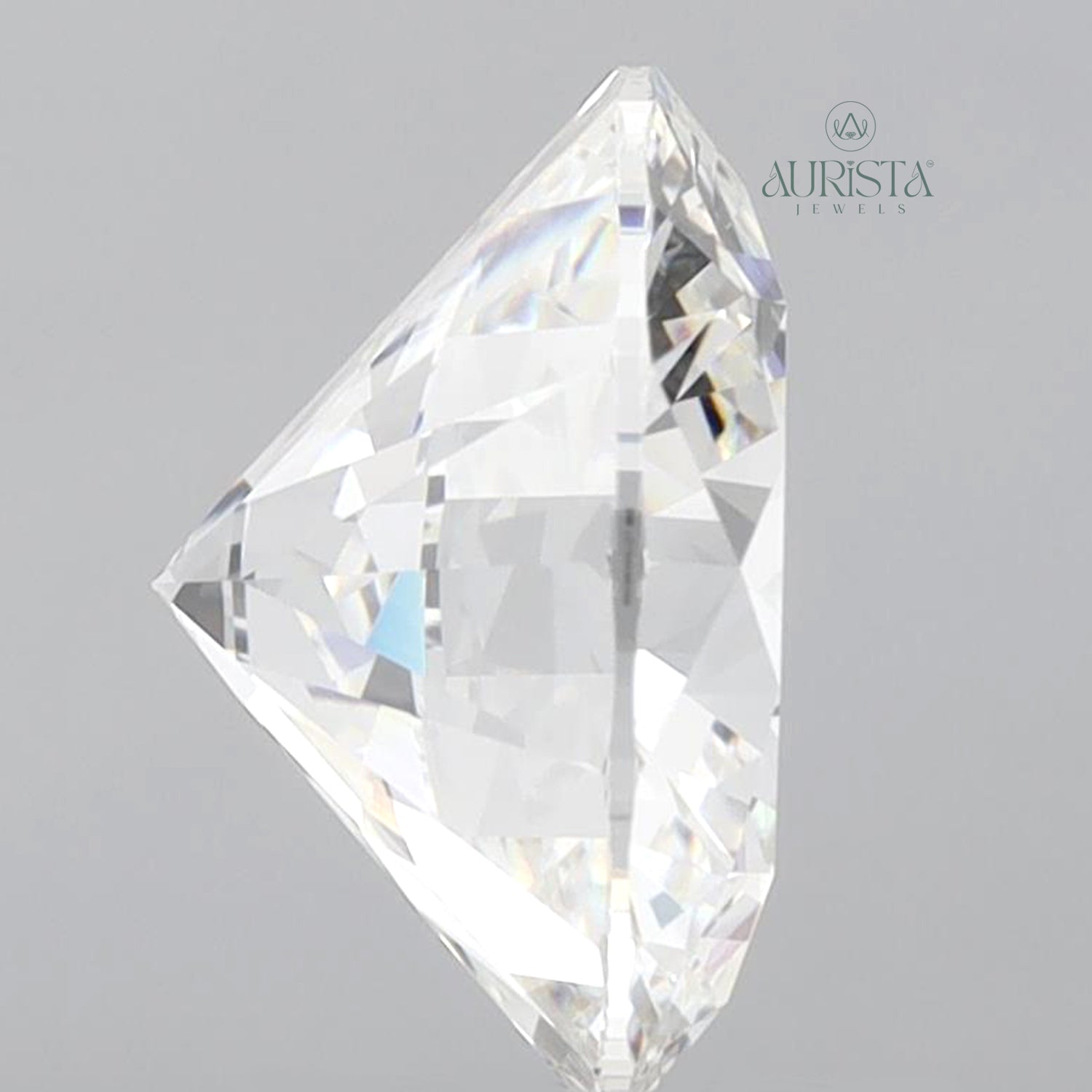 IGI Certified 6.54 CT Round Shape Lab Diamond for Jewelry