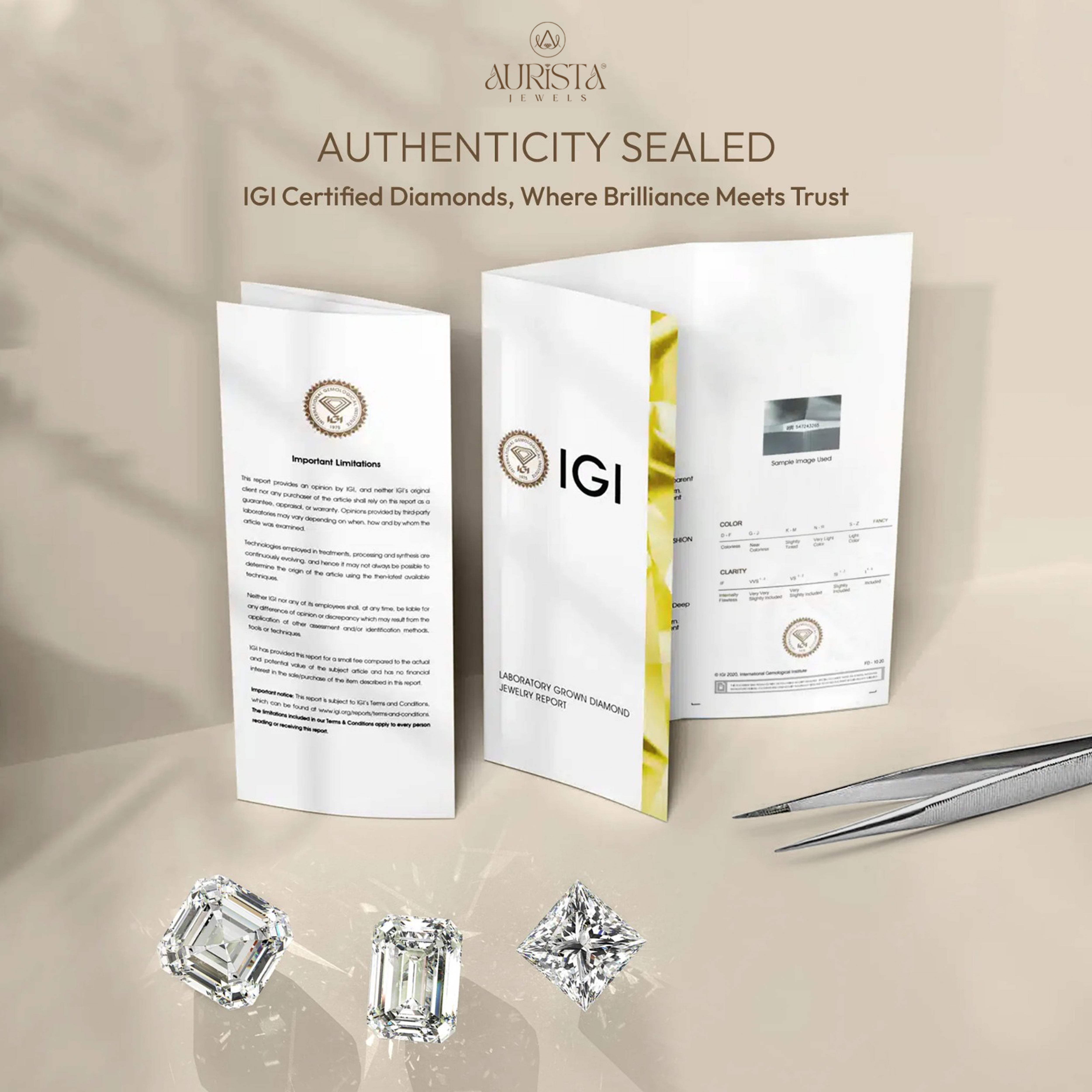 IGI Certified 1.00-5.00 CT Heart Shape Lab Diamond for Jewelry