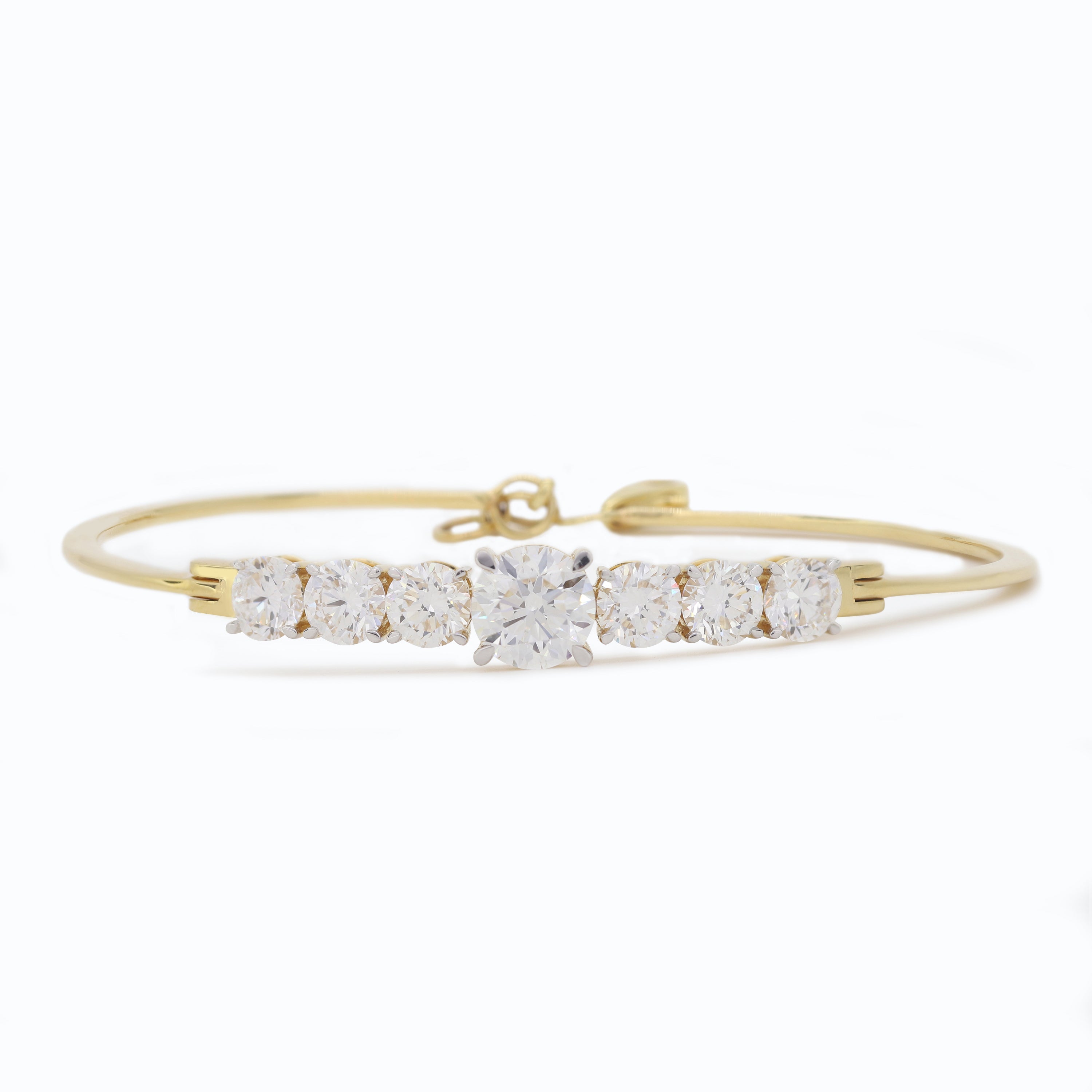 Eternal Embrace – Diamond Bracelet in Yellow Gold