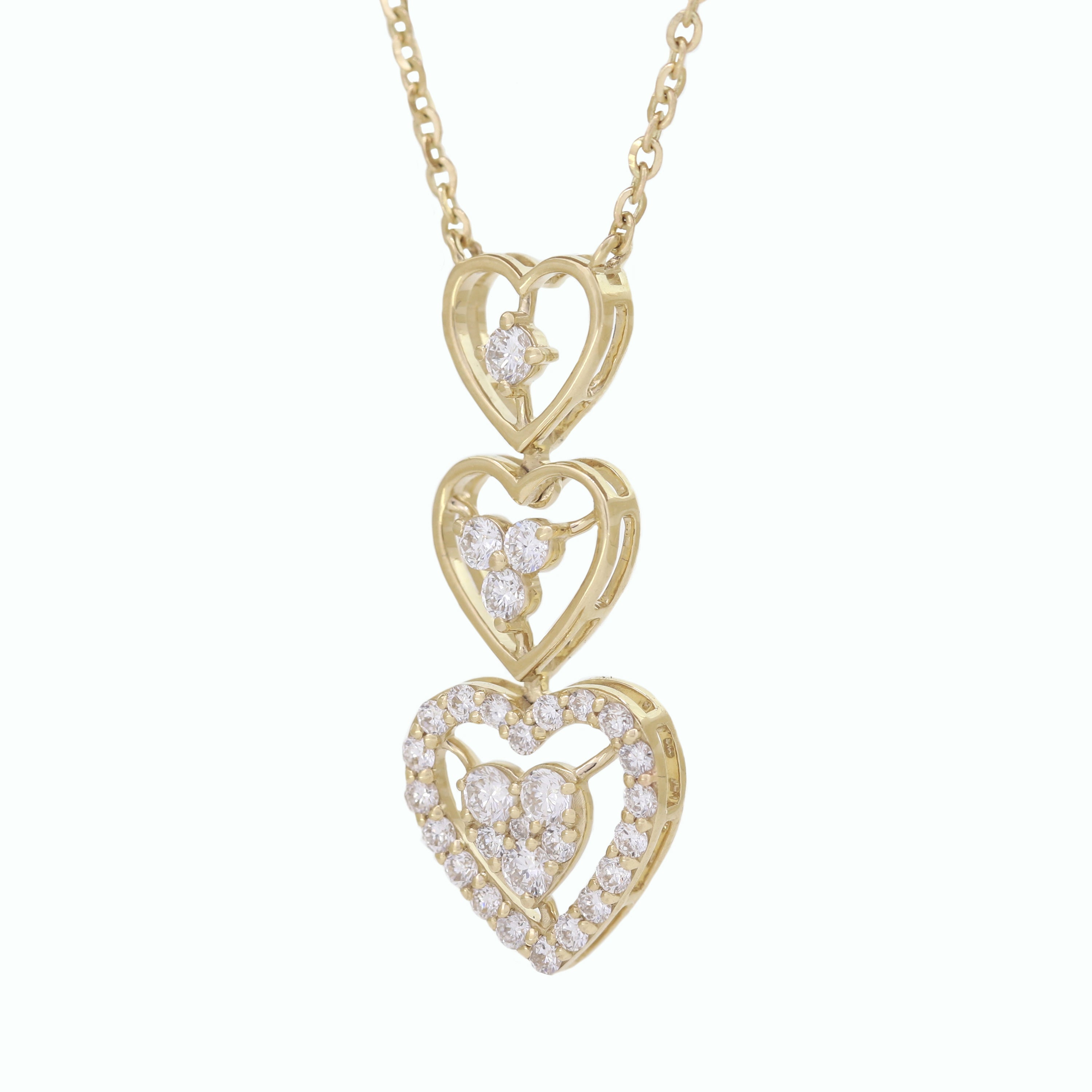 Eternal Shine Solitaire Diamond Pendant in Yellow Gold