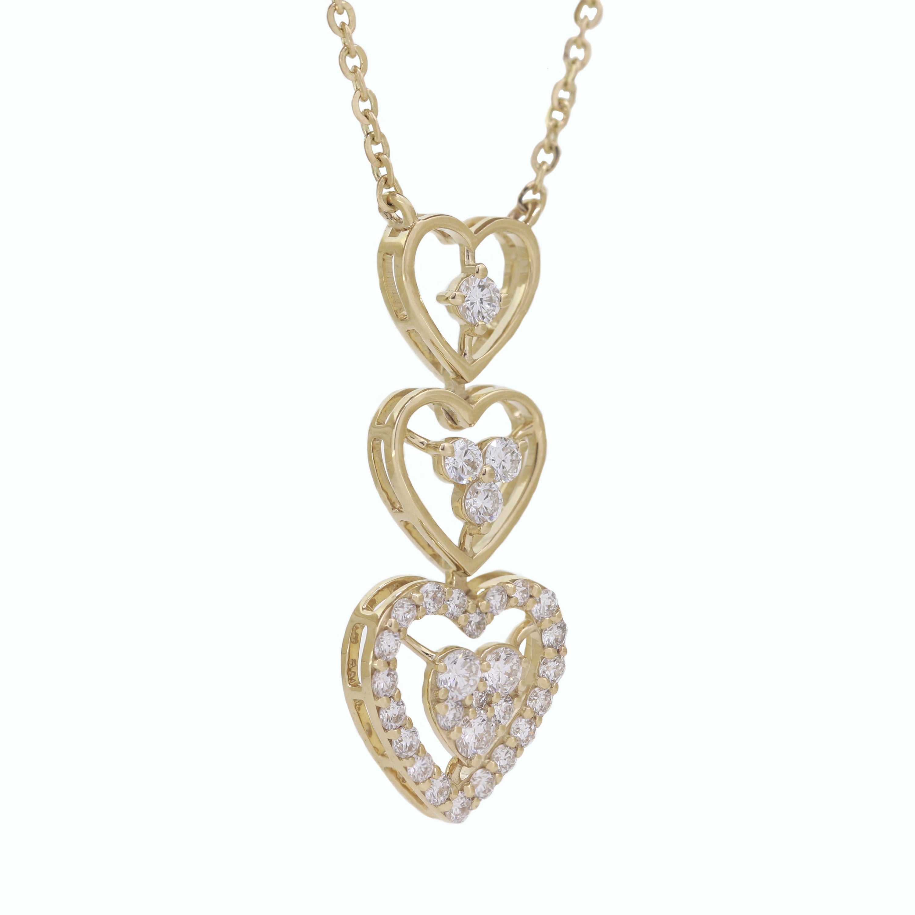 Eternal Shine Solitaire Diamond Pendant in Yellow Gold