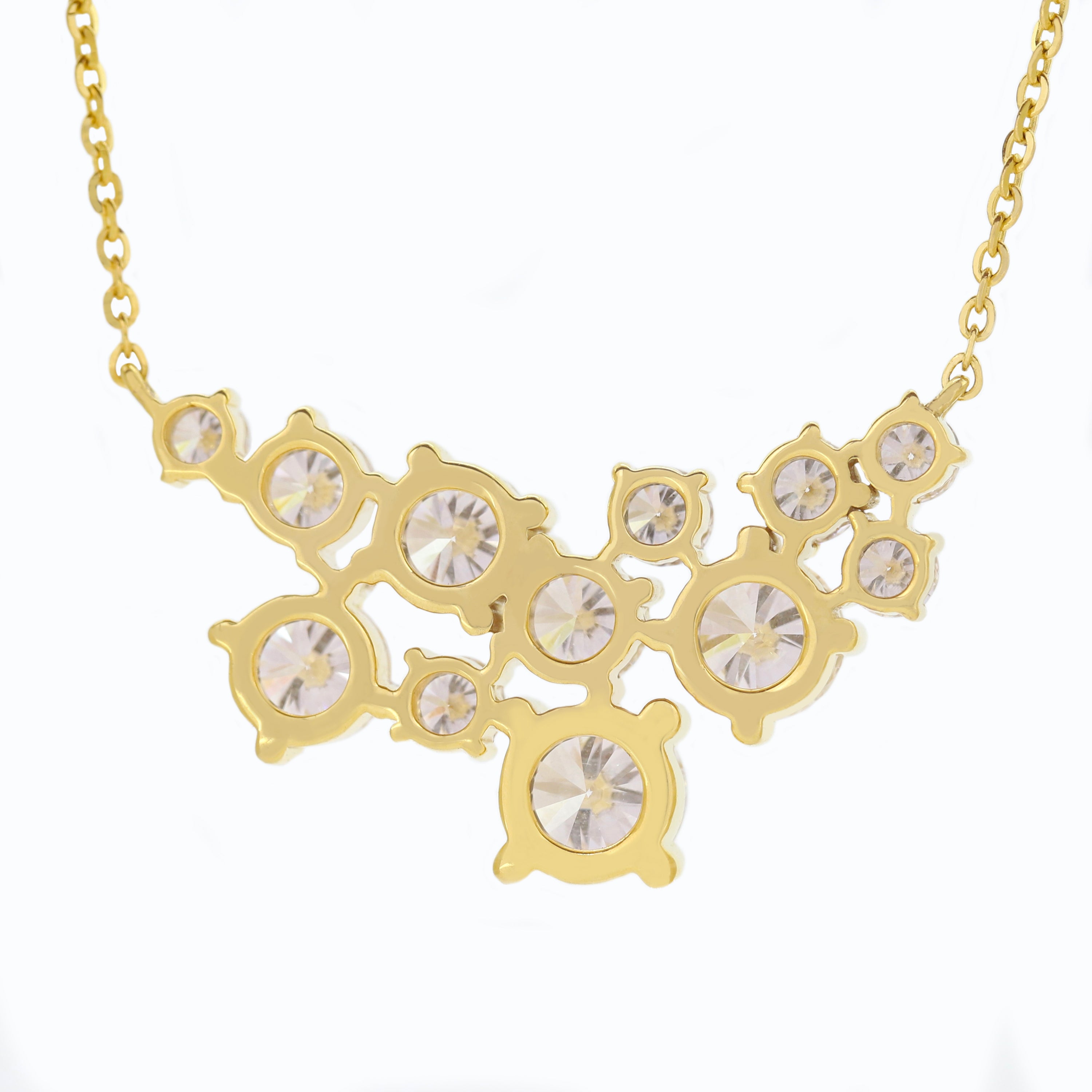 Classic Spark Round Diamond Pendant in Rose Gold