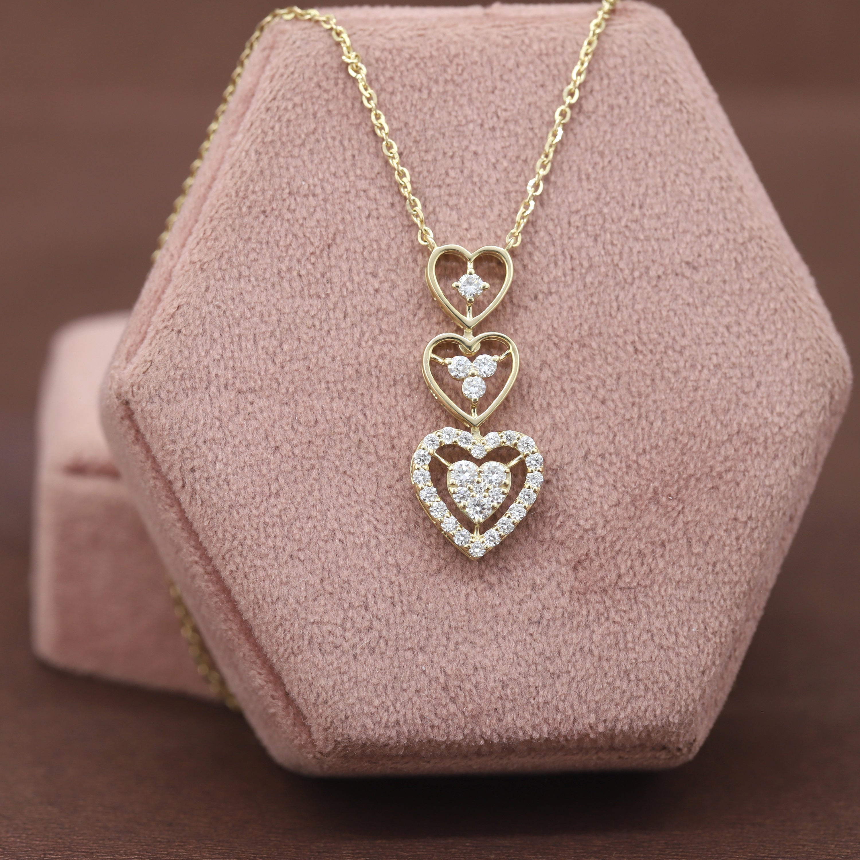 Eternal Shine Solitaire Diamond Pendant in Yellow Gold