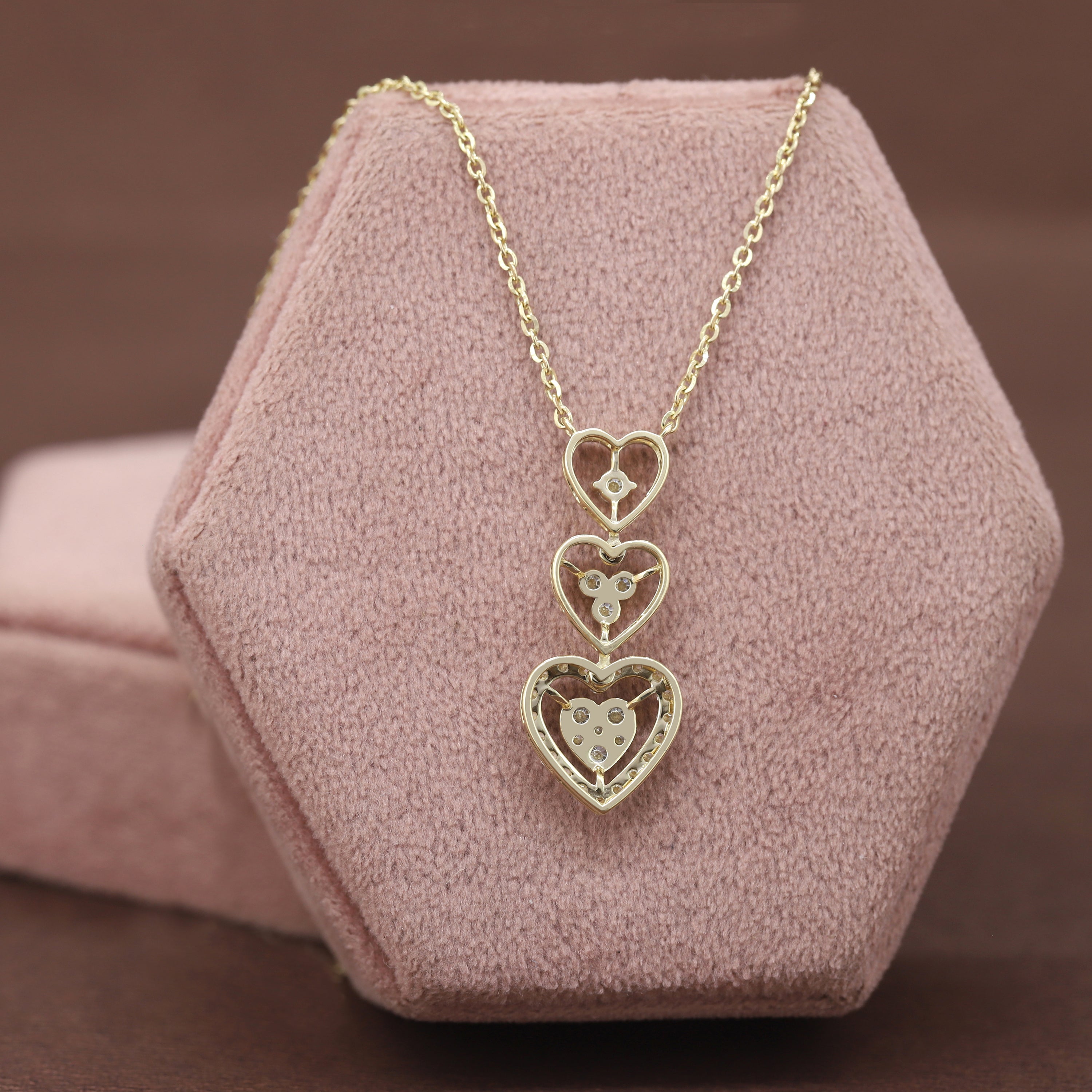Eternal Shine Solitaire Diamond Pendant in Yellow Gold