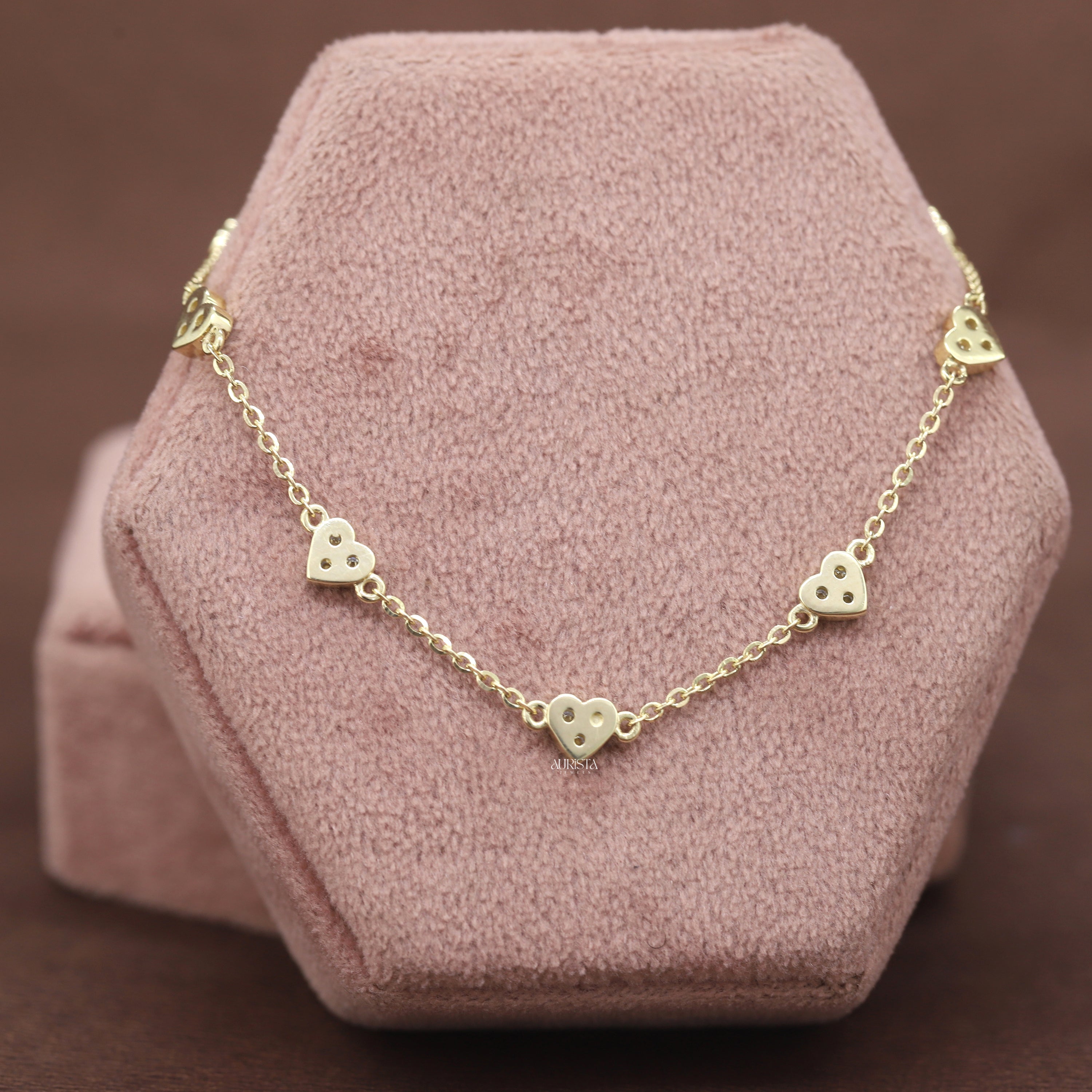 Whispered Glow – Yellow Gold Bracelet with Diamonds