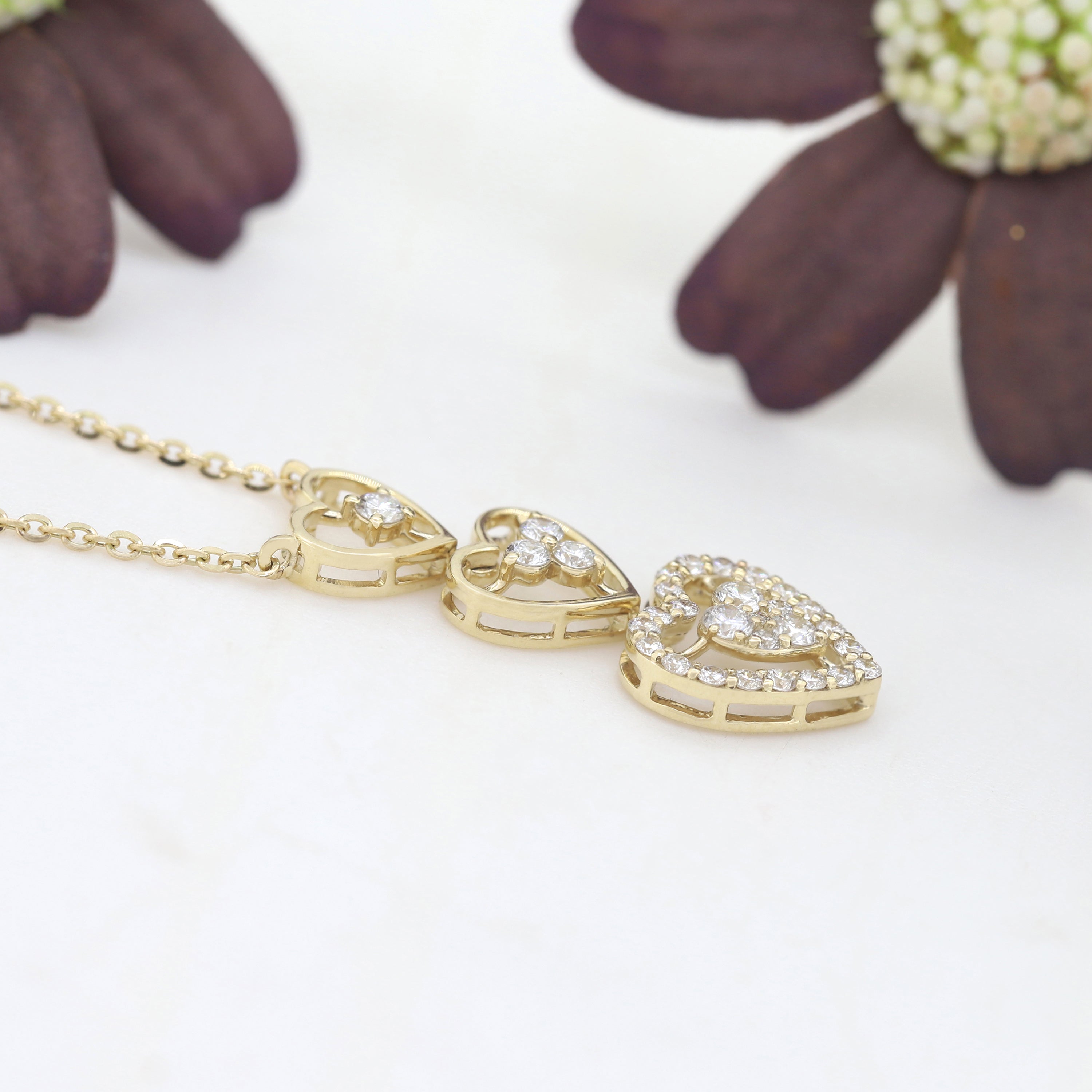 Eternal Shine Solitaire Diamond Pendant in Yellow Gold