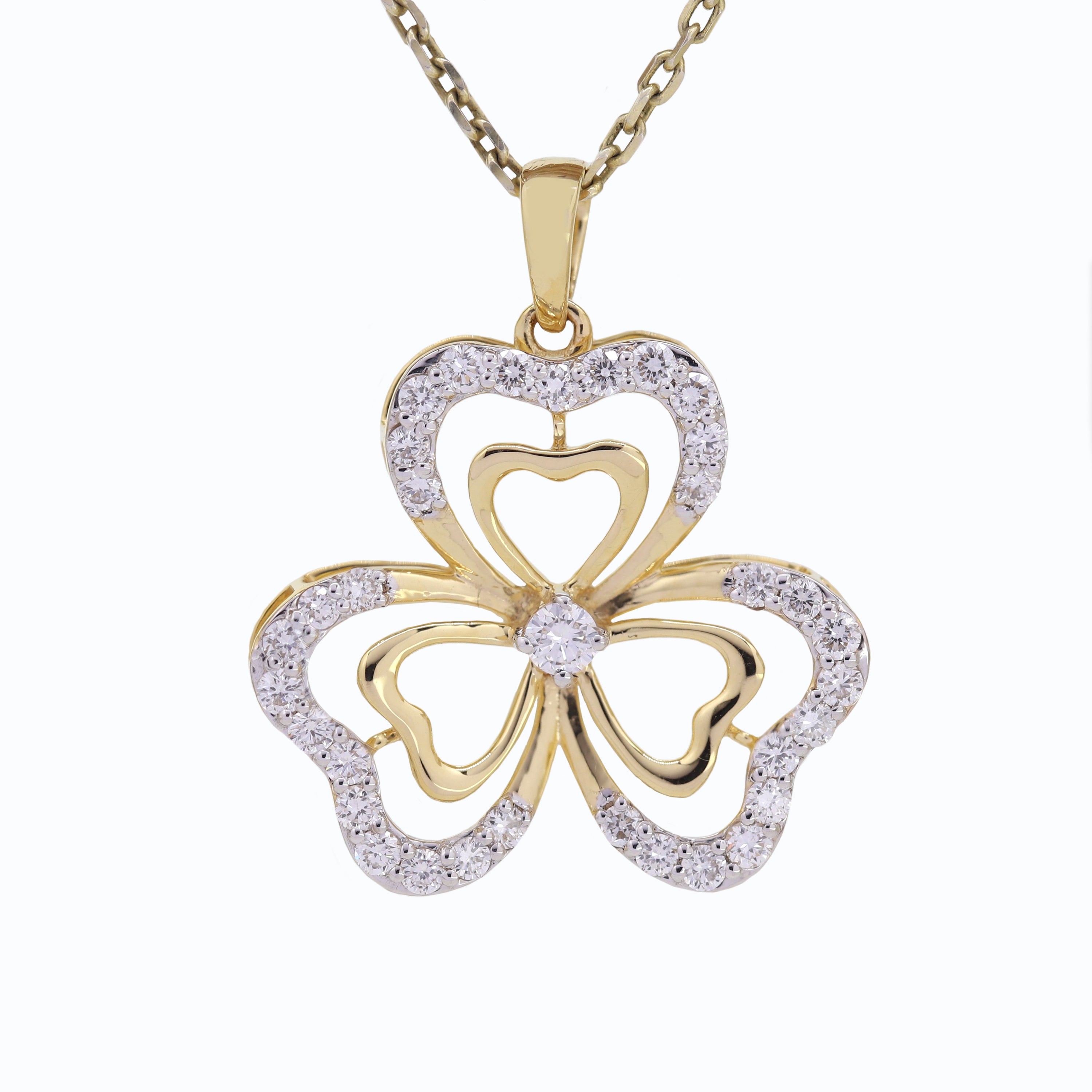 Timeless Spark Round Cut Diamond Jewelry Set