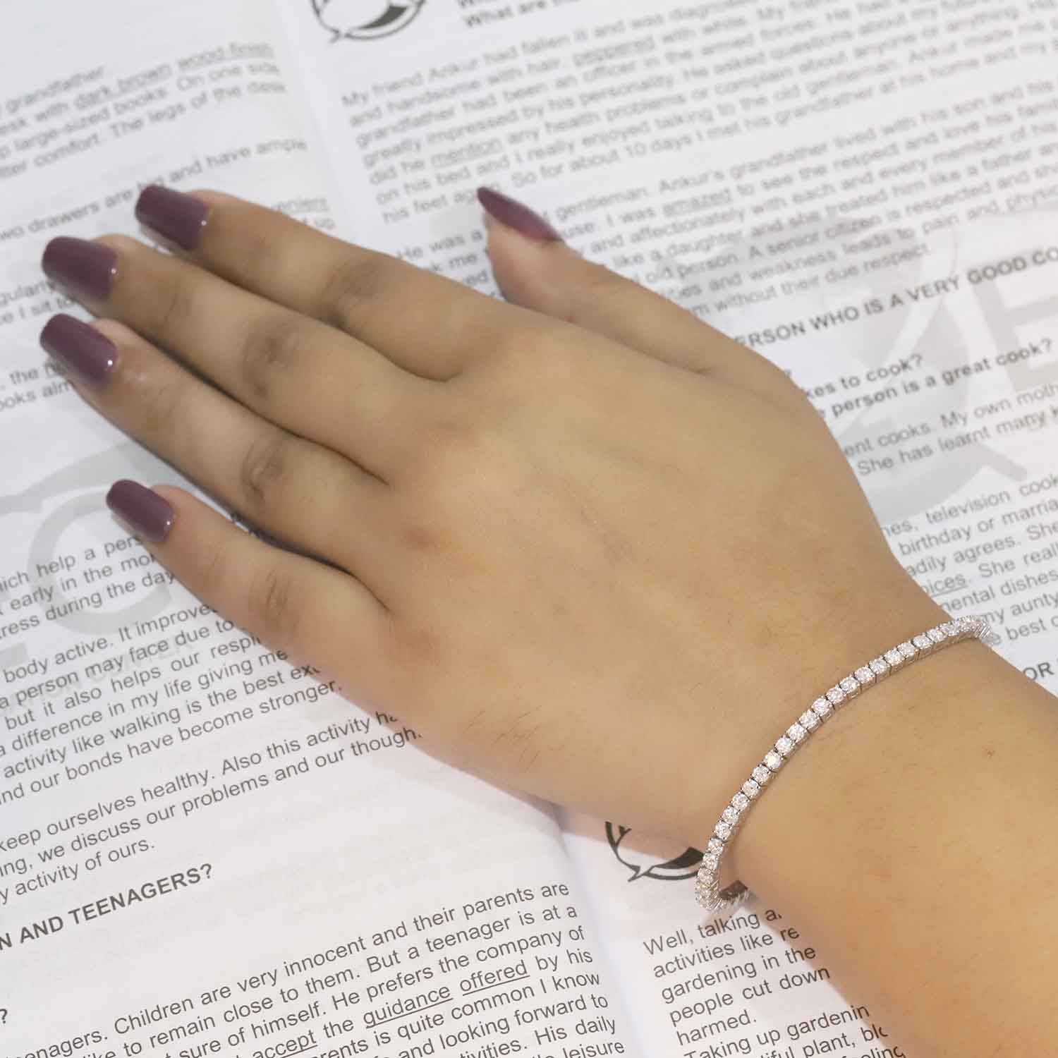 Grace in Motion – A Dazzling Tennis Bracelet for Every Occasion