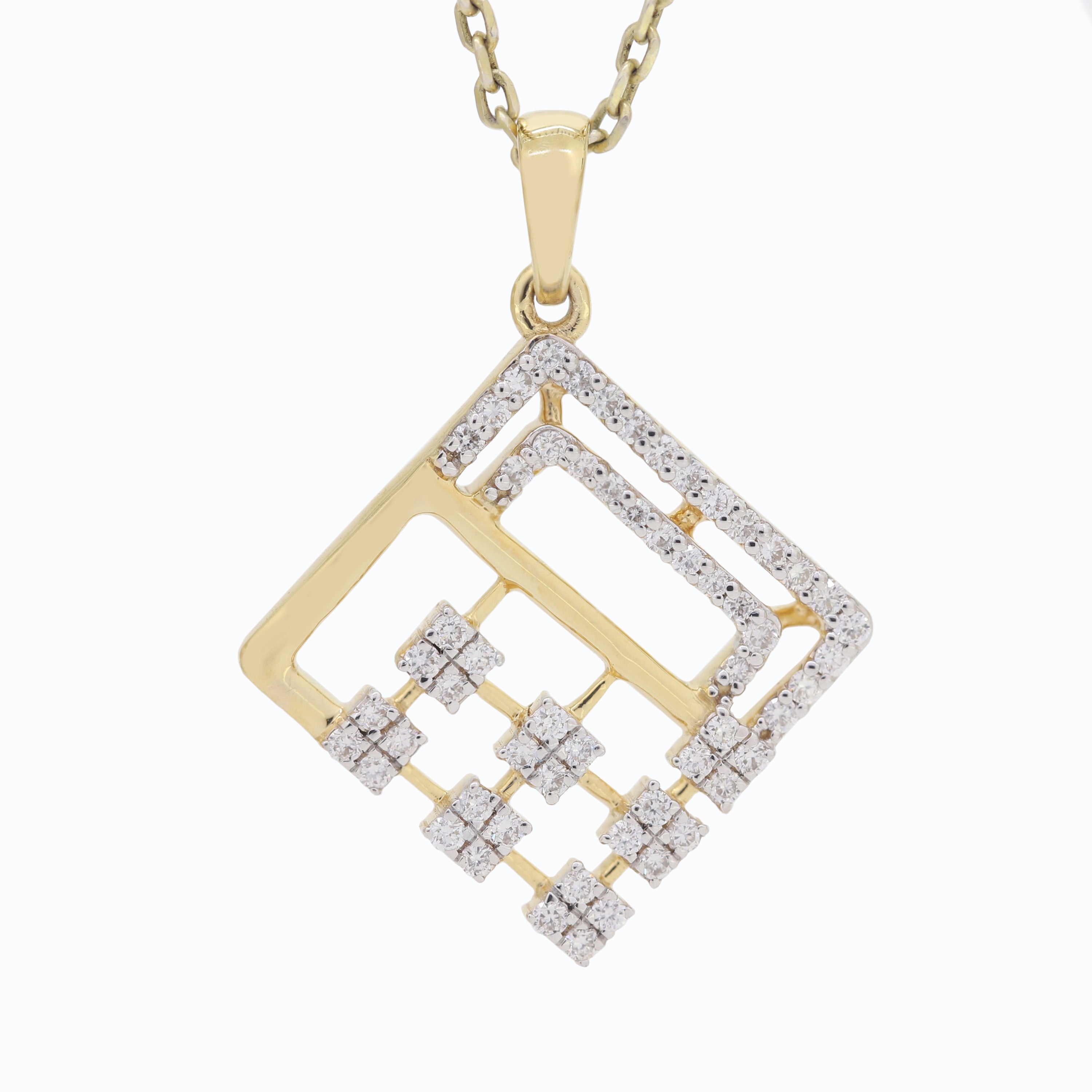 Golden Grace – Designer Diamond Jewelry Set