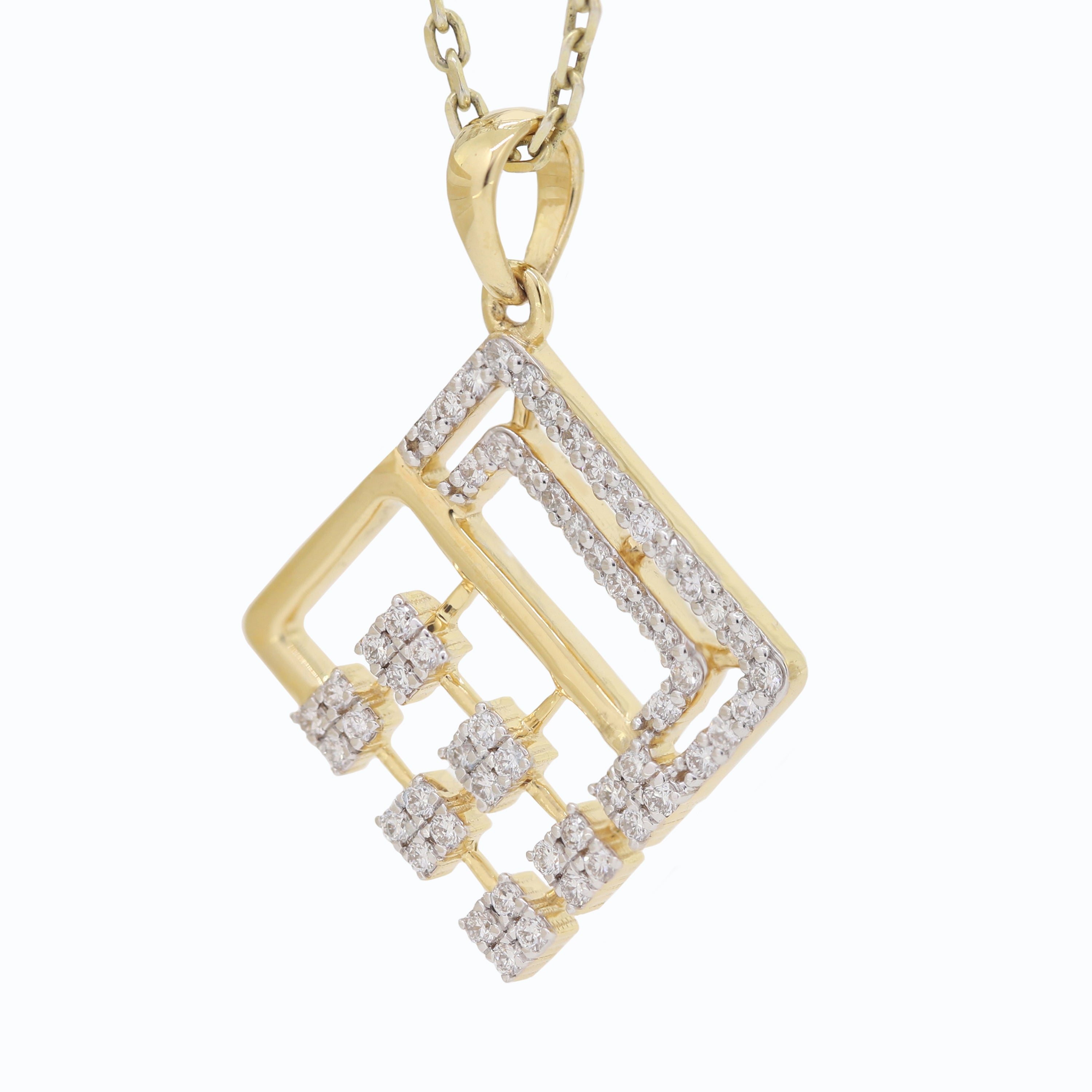 Golden Grace – Designer Diamond Jewelry Set