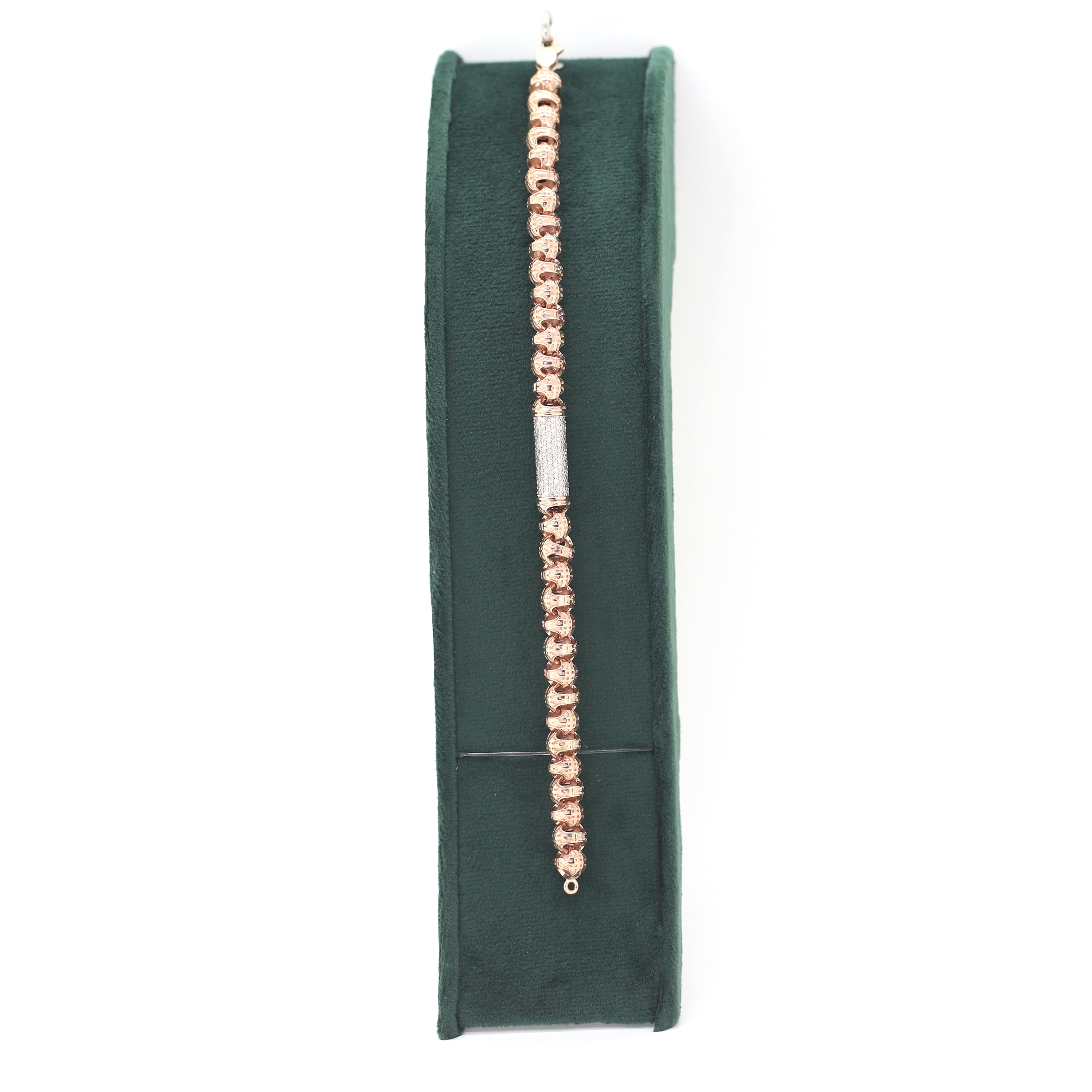 Promise of Light – Rose Gold Bracelet with Round Diamonds