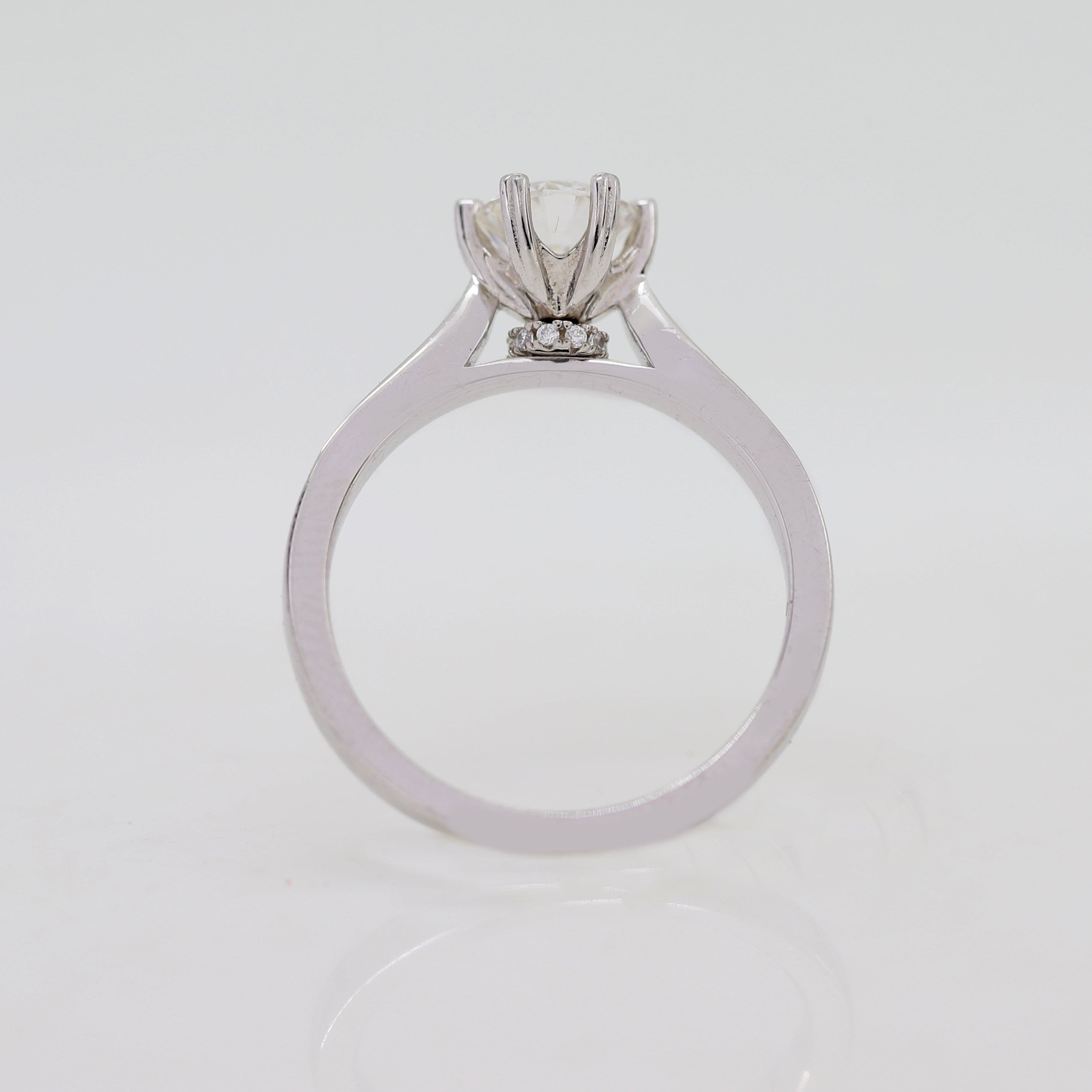 Your Love, Your Style – Custom Round White Diamond Ring