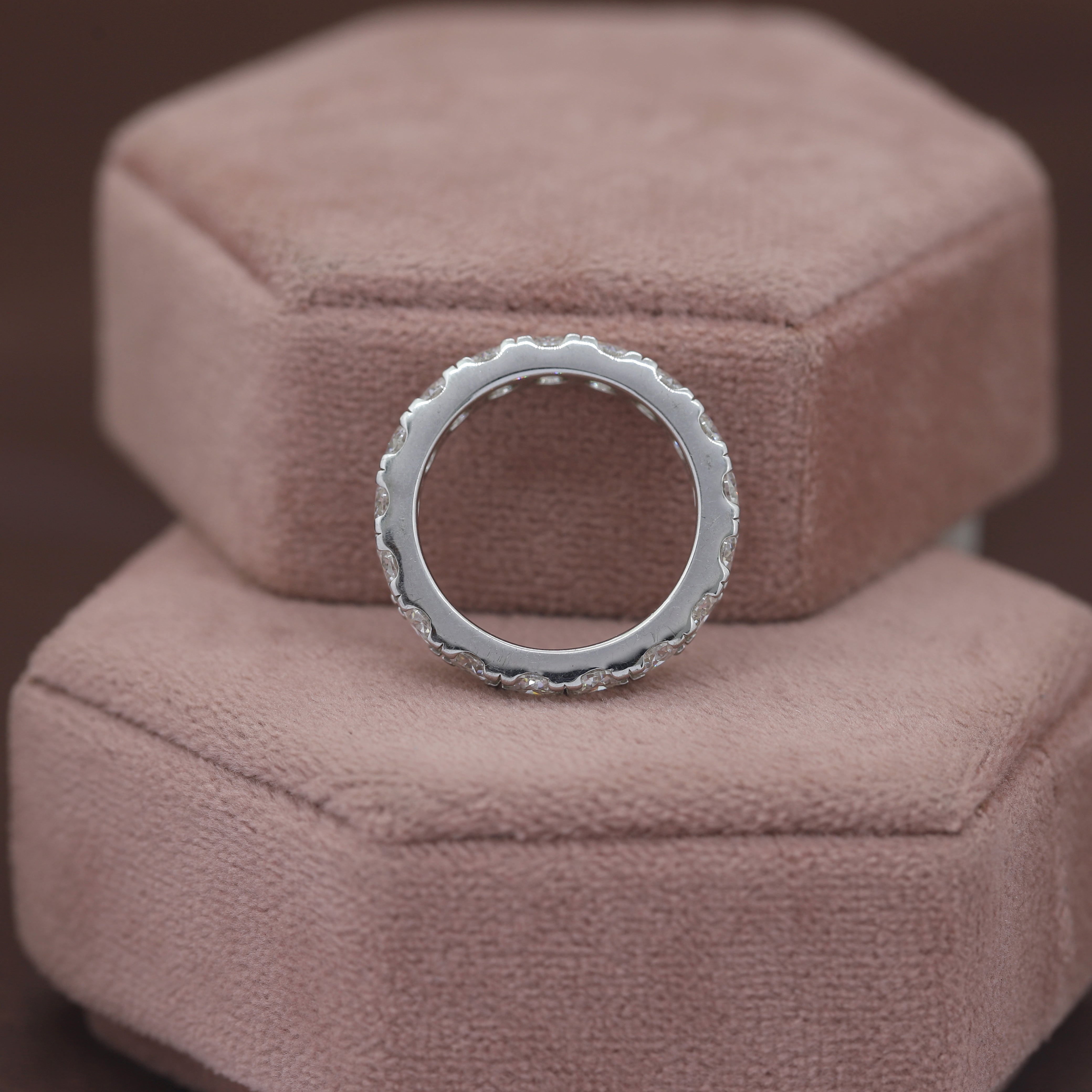 Wear Your Promise- White Gold Band with Round Diamond