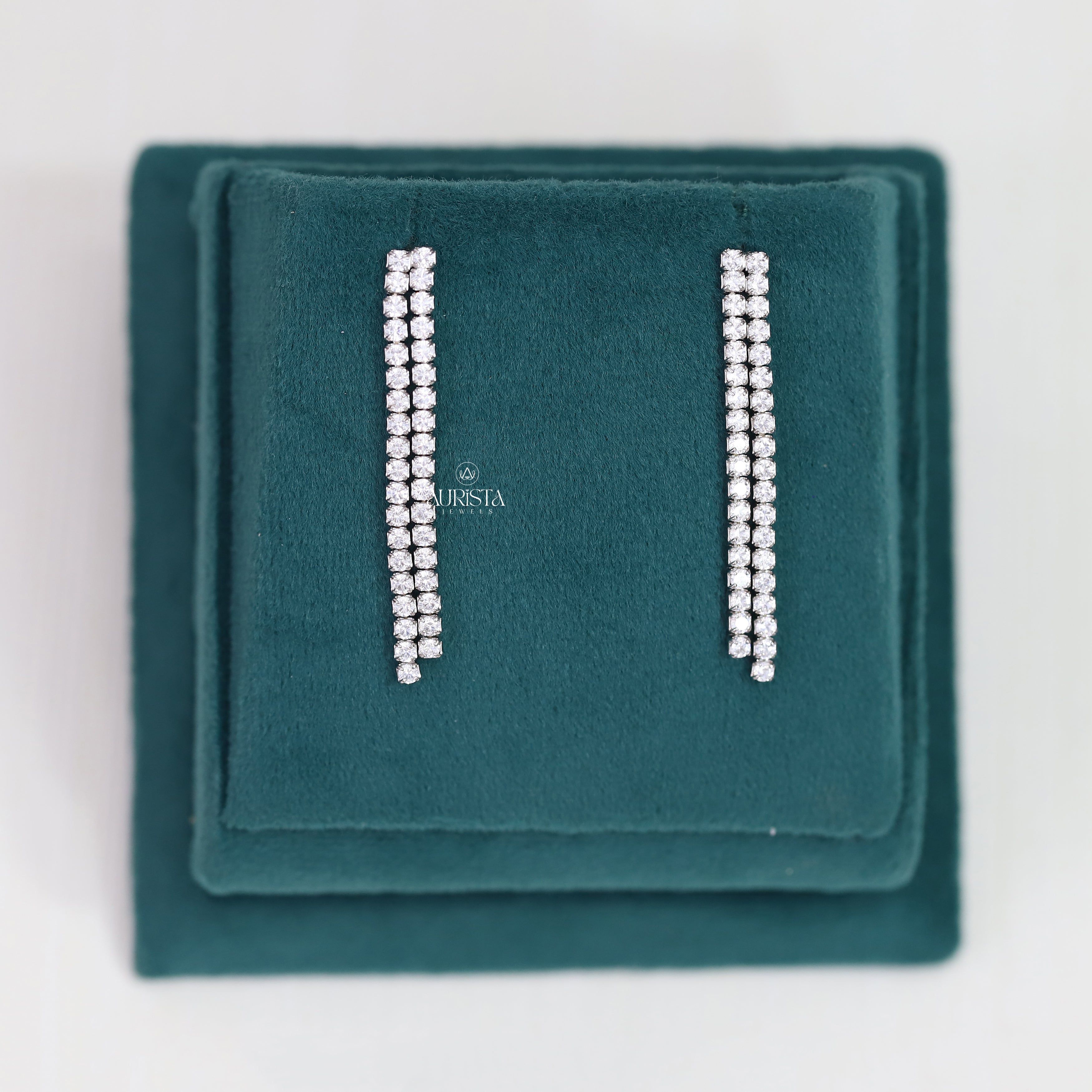 Round Cut Moissanite Tassel Necklace Elegant Statement Jewelry Bridal Gift For Her