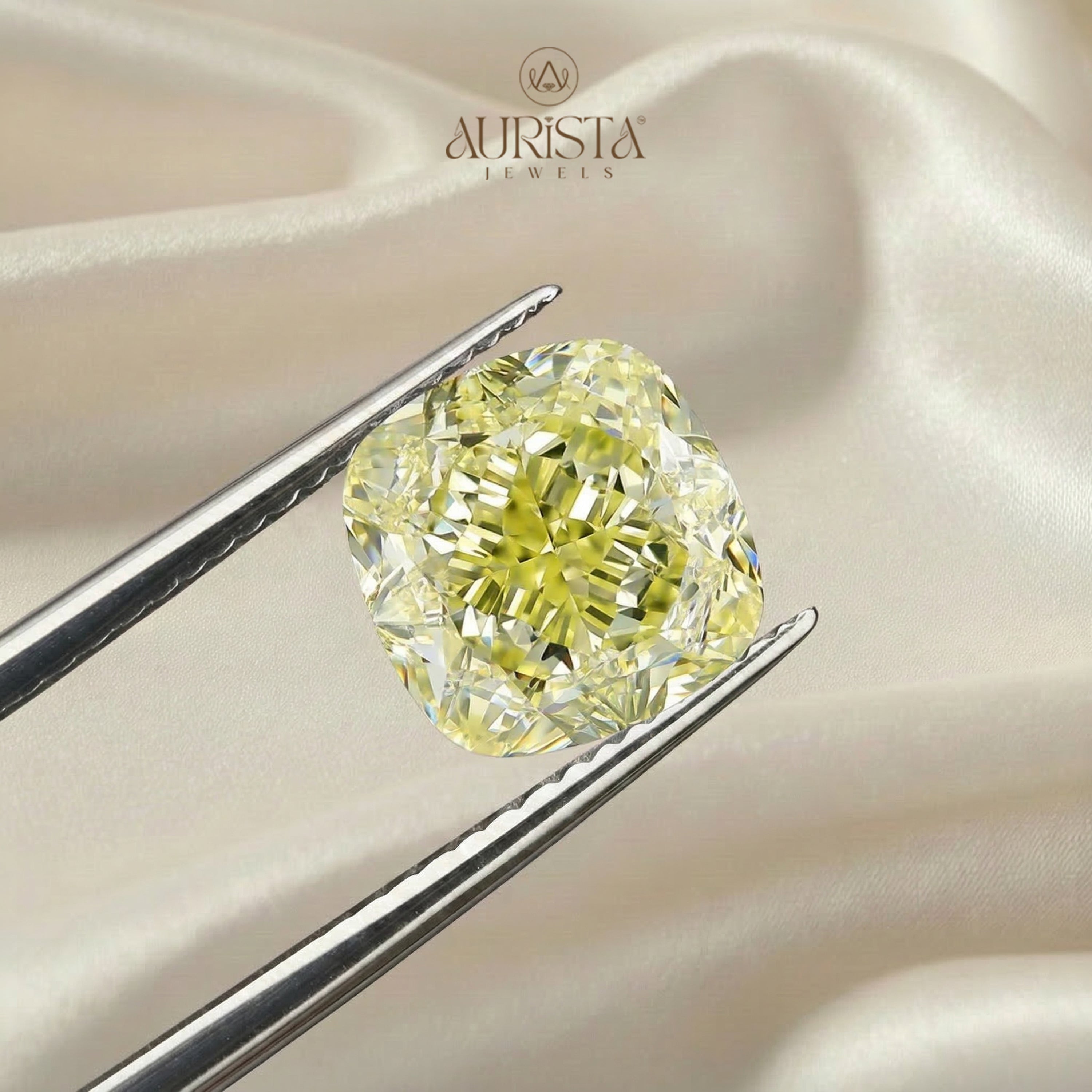 IGI Certified 1.00-5.00 CT Cushion Shape Lab Diamond for Jewelry
