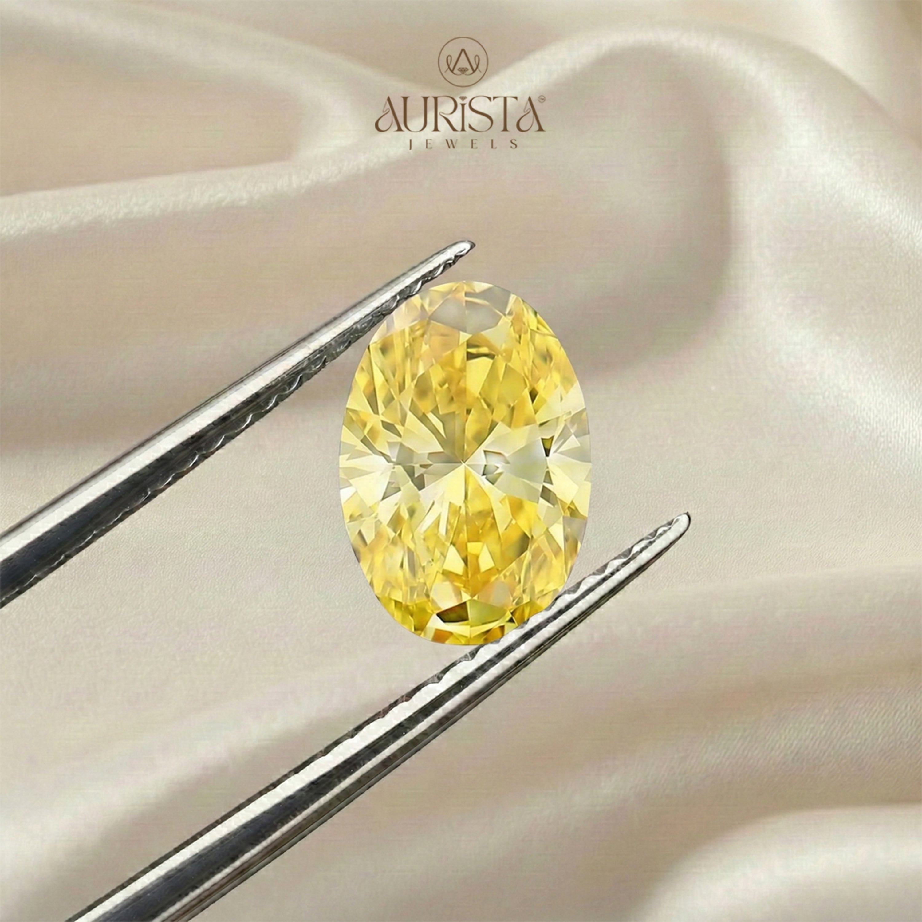 IGI Certified 1.00-5.00 CT Oval Shape Lab Diamond for Jewelry