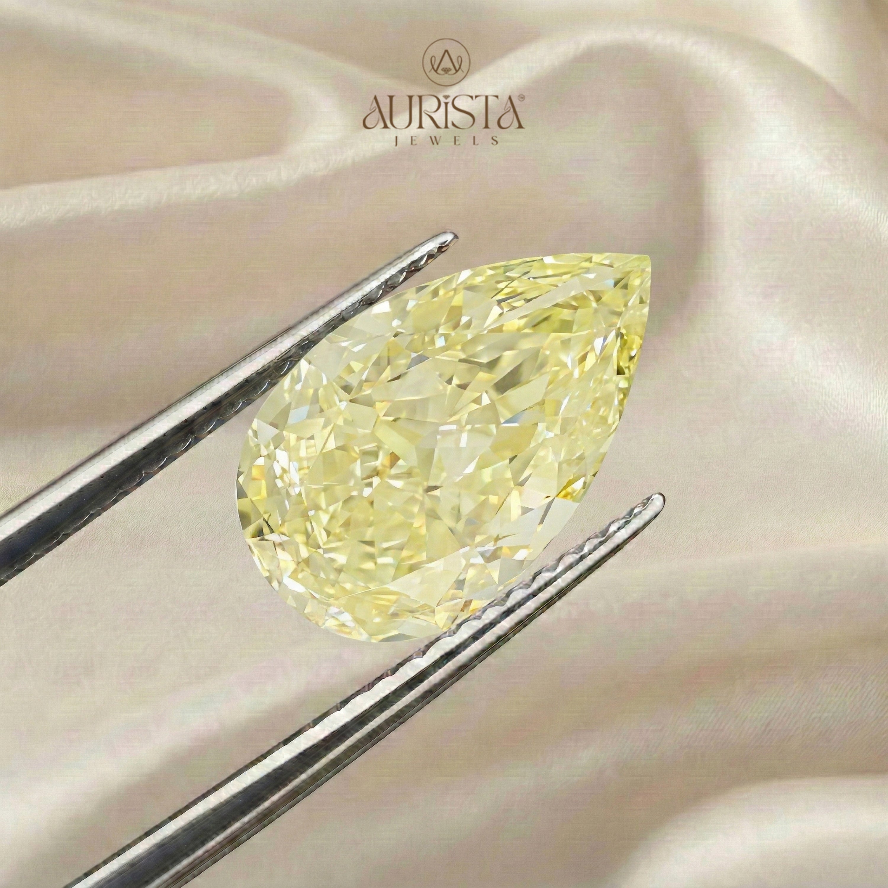 IGI Certified 1.00-5.00 CT Pear Shape Lab Diamond for Jewelry