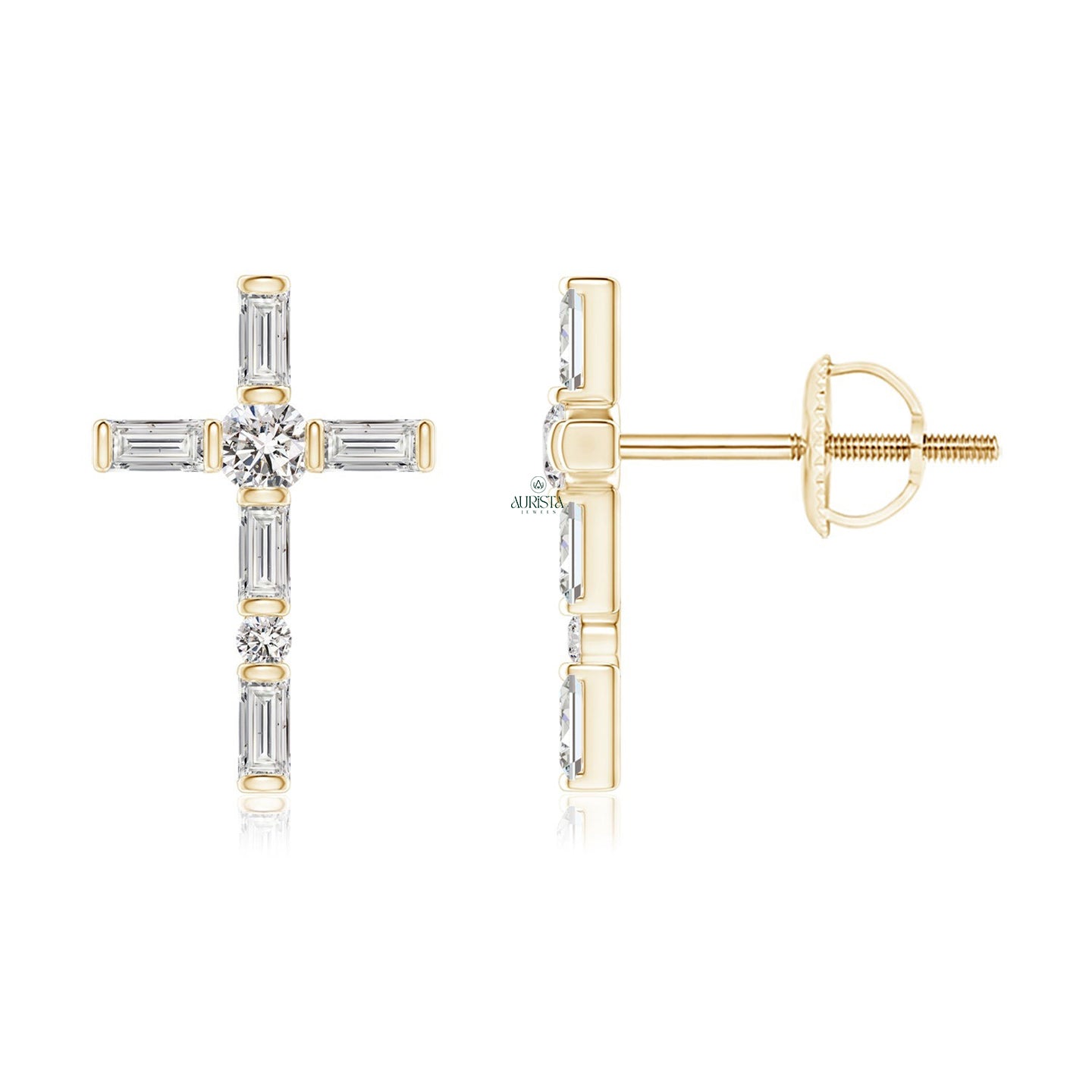 Royal Earrings with Precious Diamond