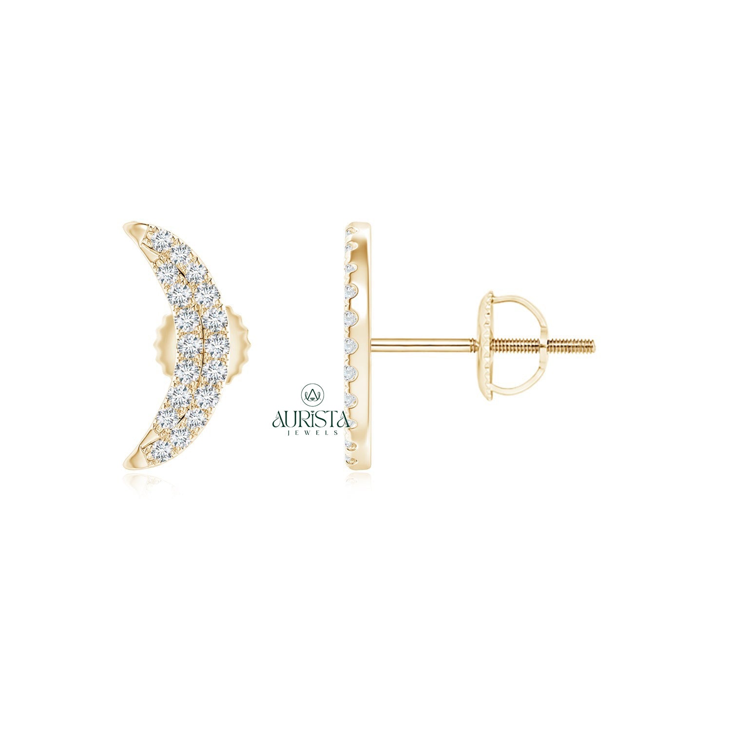 Fancy Earrings with Fine Diamond