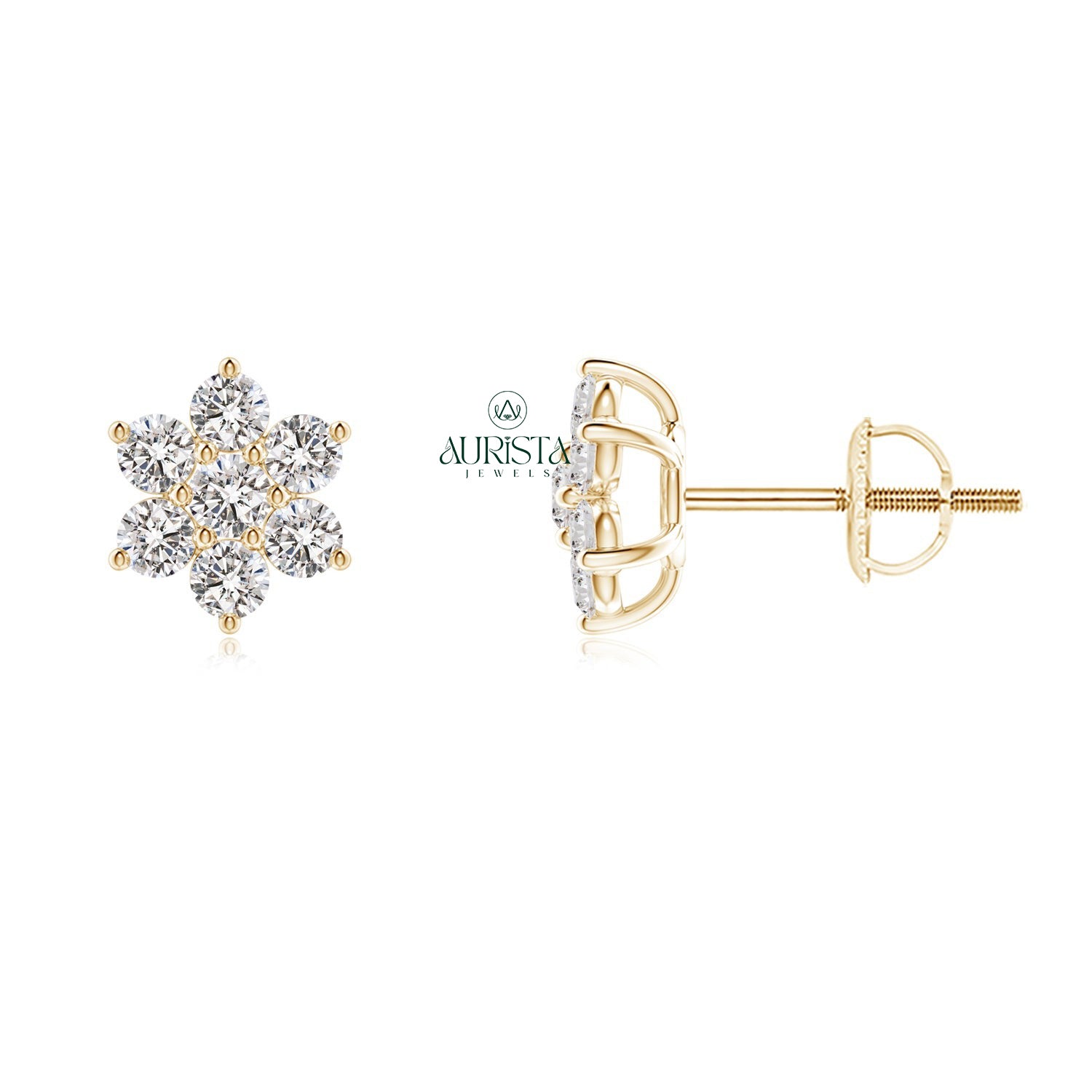 Graceful Earrings with Premium Diamond