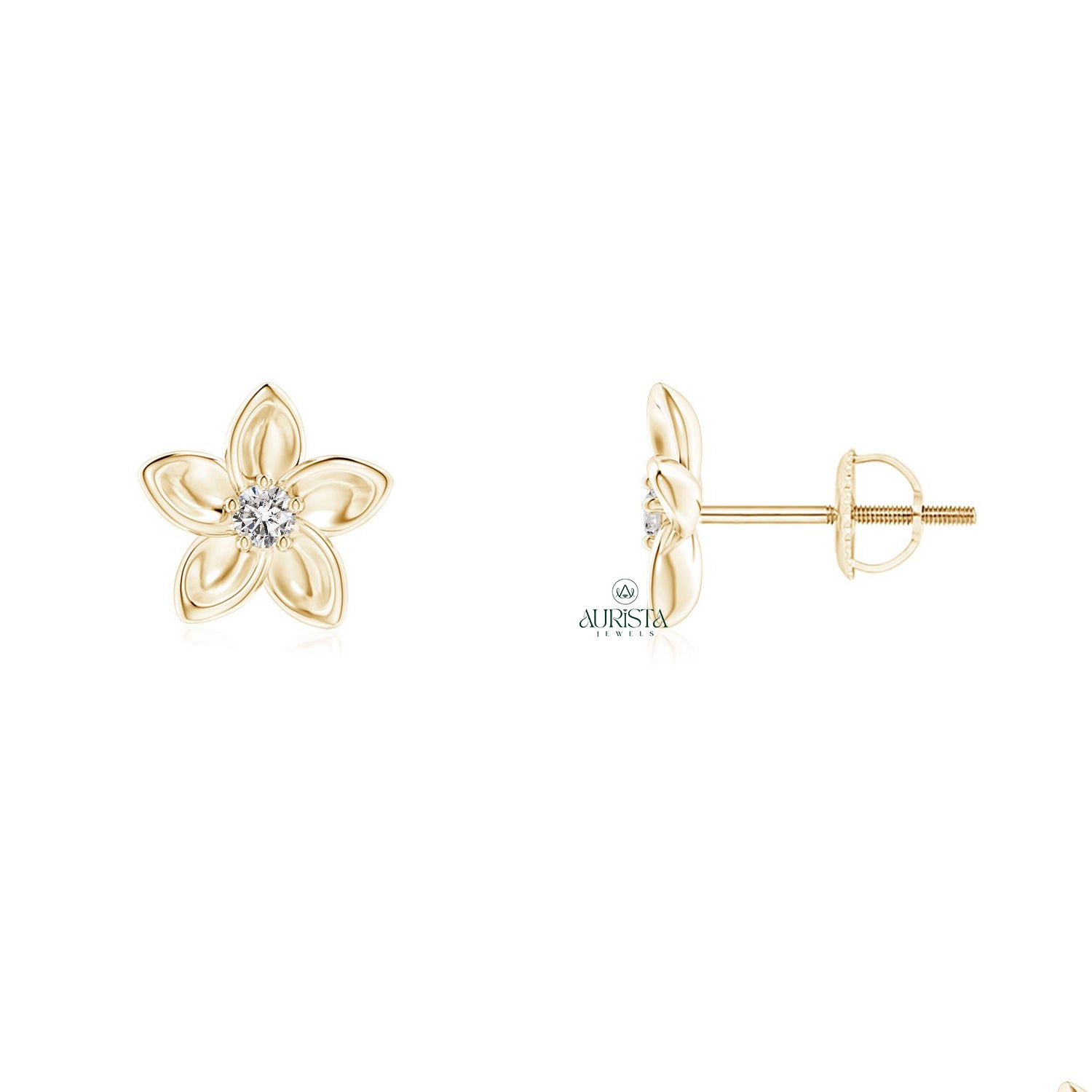 Designer Earrings with Elegant Diamond