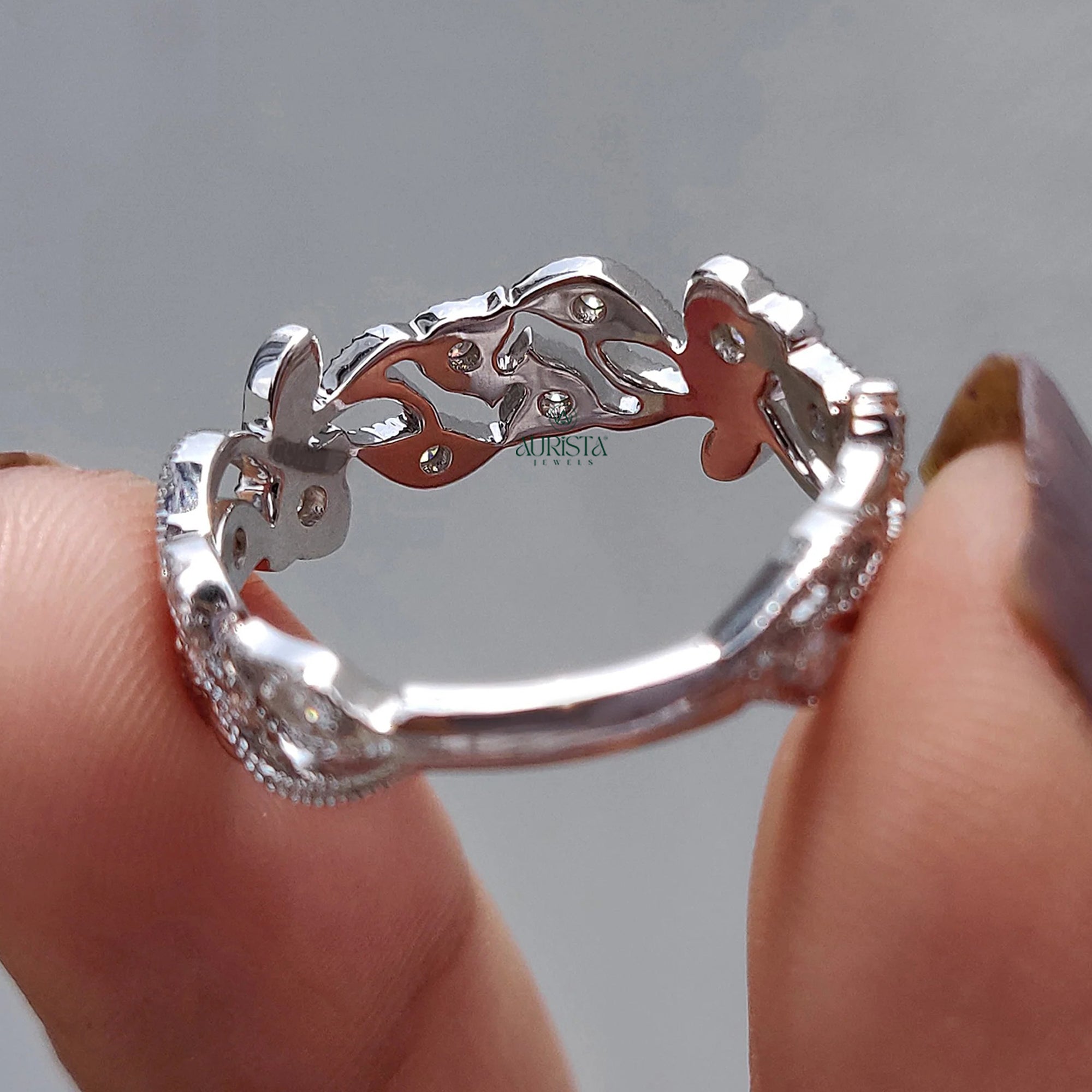 Royal Diamond Crown Band Ring